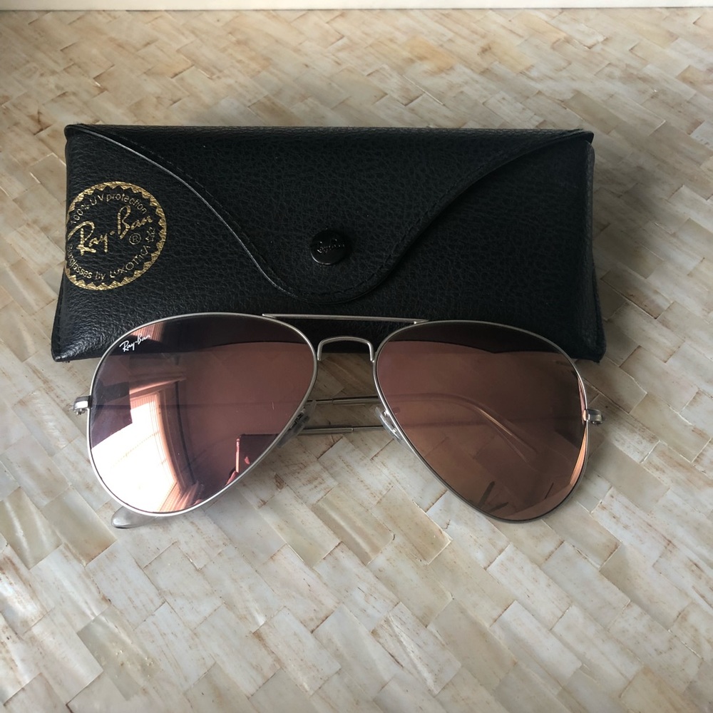 Ray-Ban Copper Aviator Flash Sunglasses